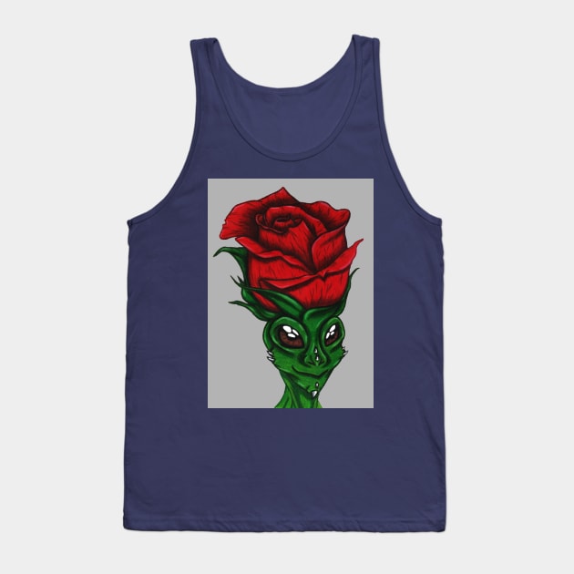 Extra Florrestrial Tank Top by Nightcat17